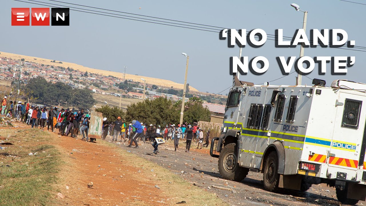 'No land, no vote' - Rietvallei residents protest for own land
