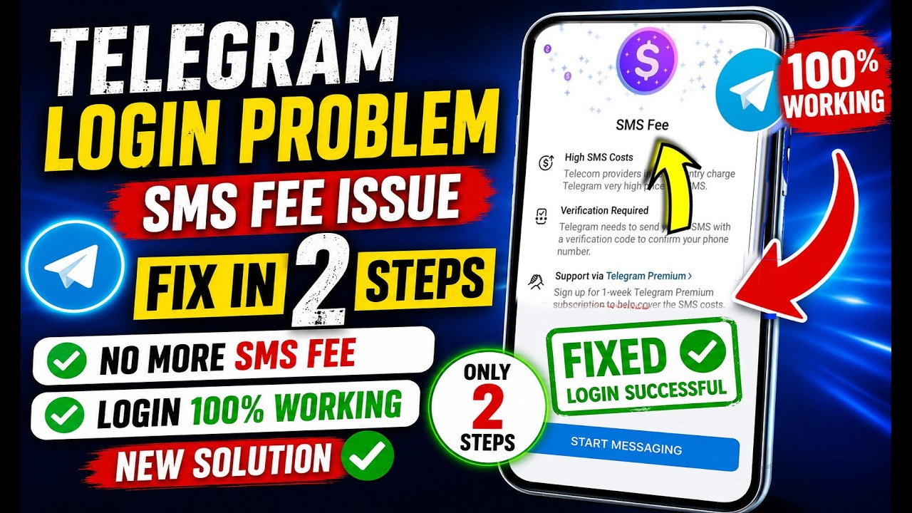 Telegram SMS Fee Problem? Try This Quick Fix!