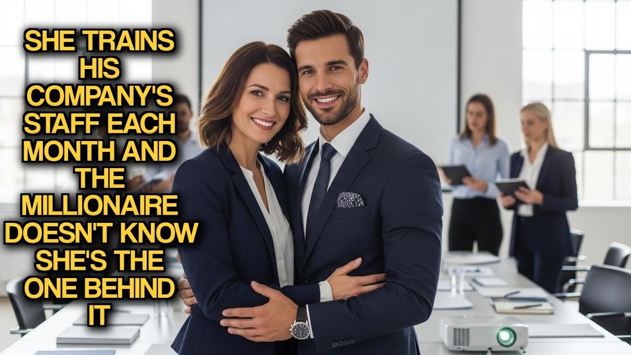 She Trains His Company's Staff Each Month And The Millionaire Doesn't Know She's The One Behind It