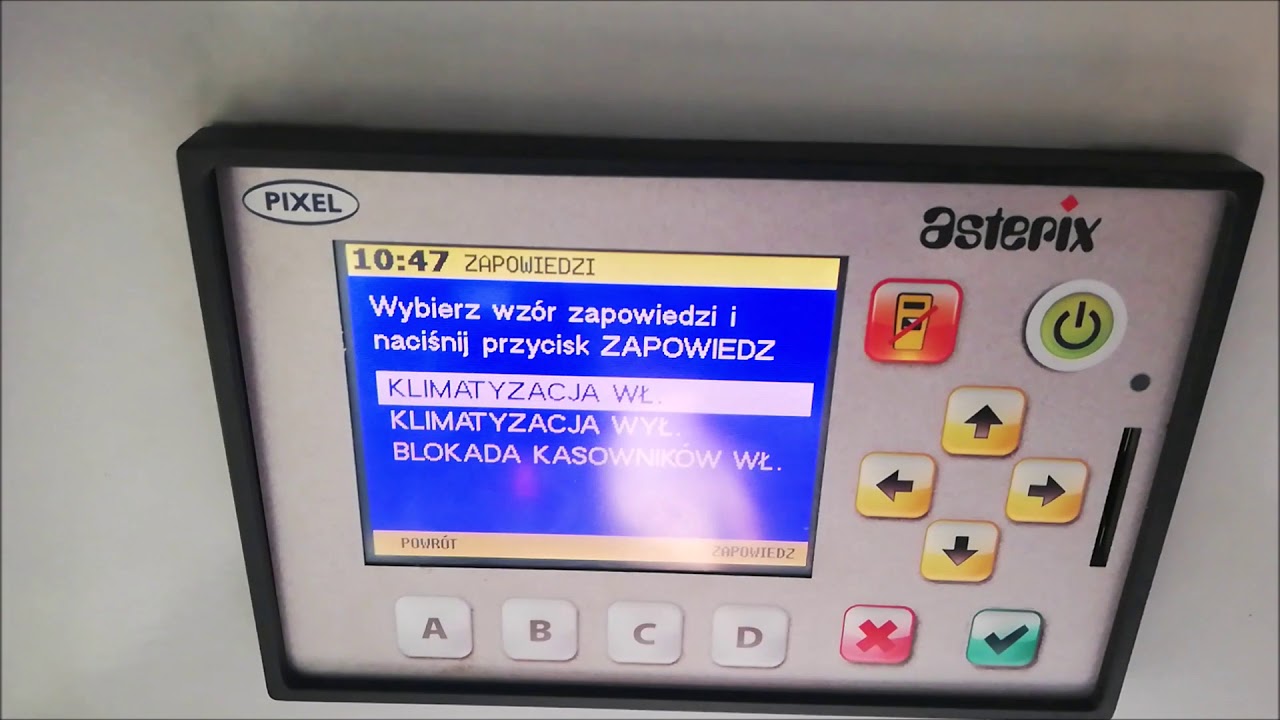 Obsługa sterownika Pixel 