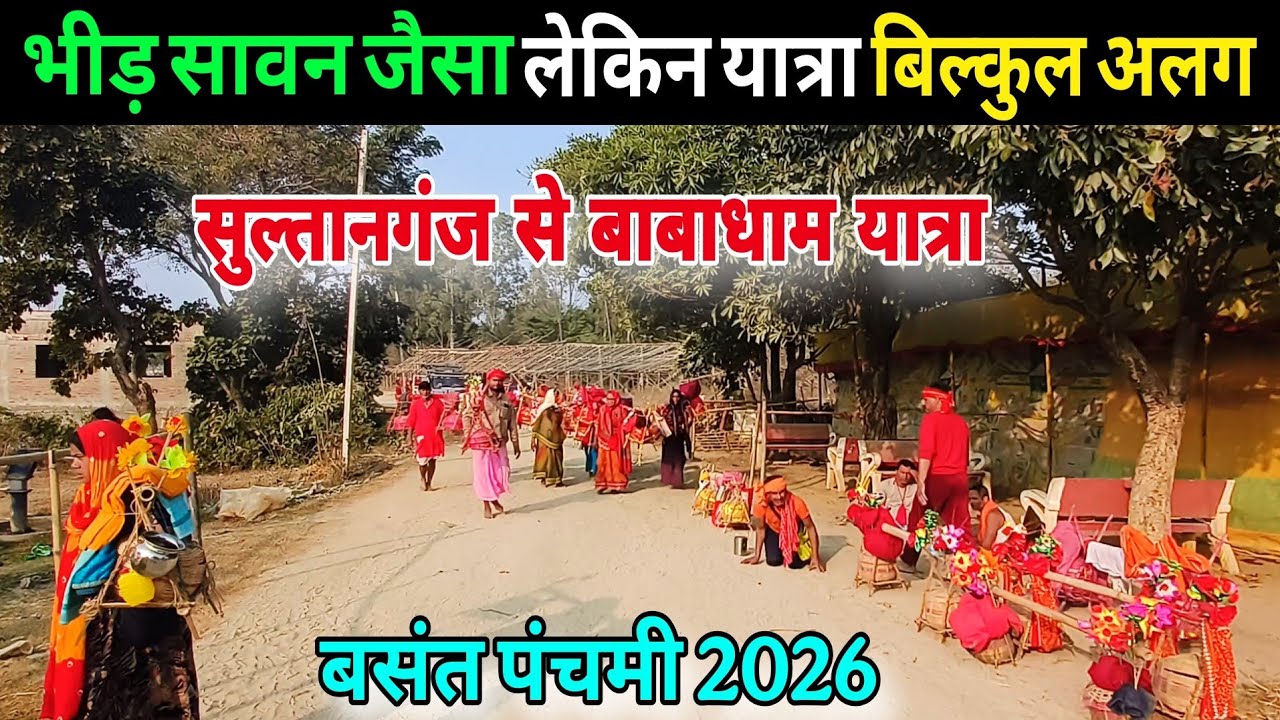 कांवरिया पथ पर सावन जैसा रौनक | deoghar paidal yatra 2026 | bol bam yatra 2026 | babadham yatra 2026