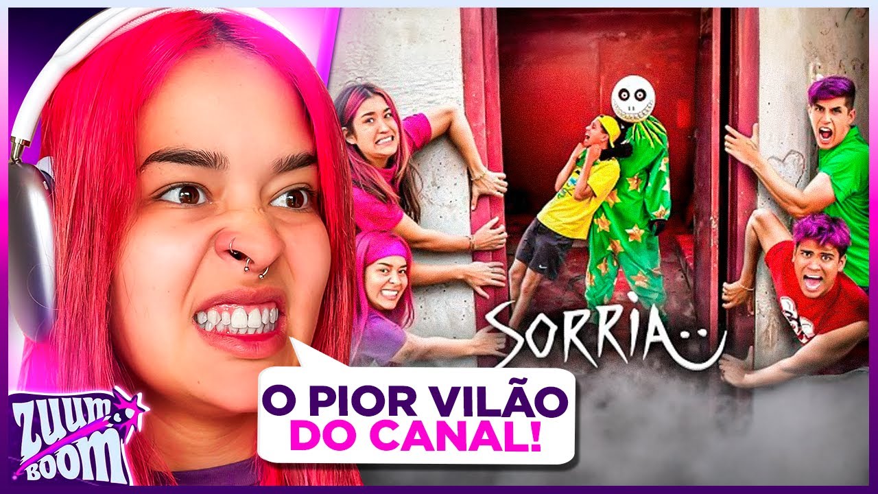 REAGI AO NOVO VILÃO DO CANAL DA EMILLY *o Sorria