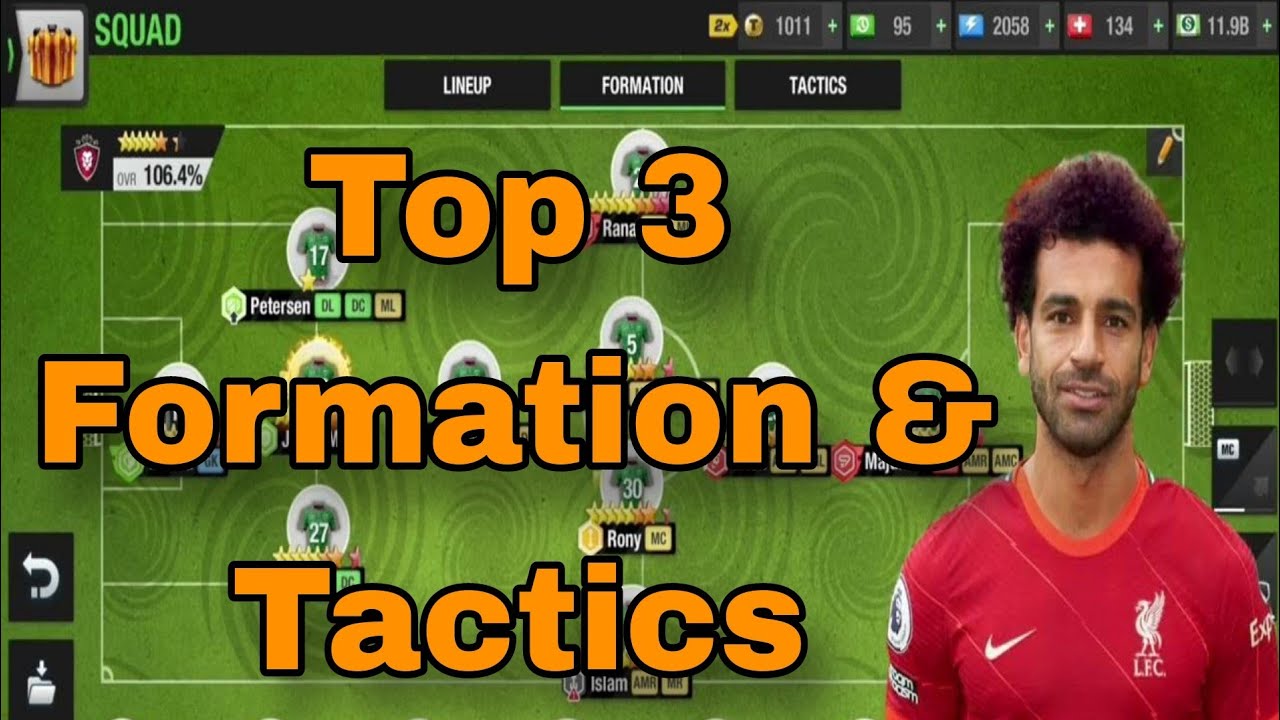 Top 3 formations and tactics in Top Eleven 2024