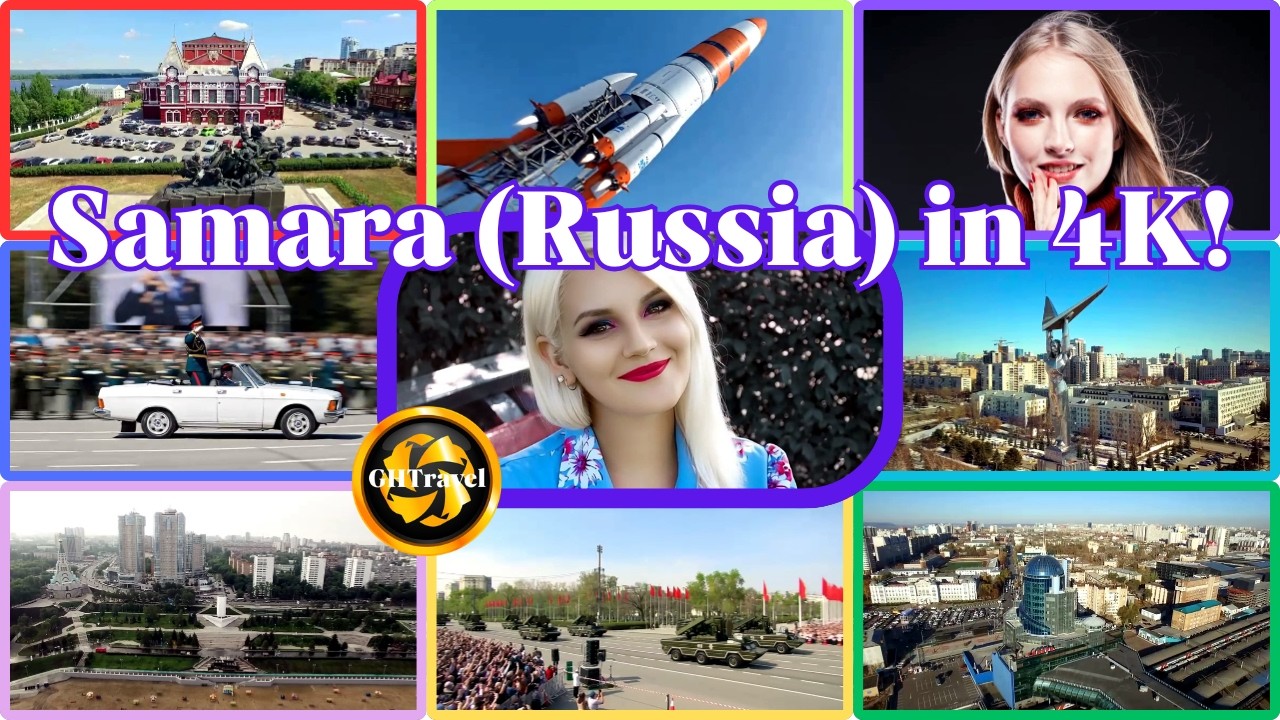 The best aerial views of Samara (Russia) in 4K!