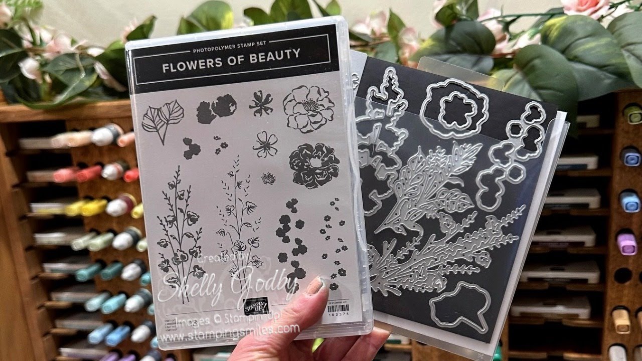 Handmade Card with Stampin' Up! Flowers of Beauty. It's a Cutie!