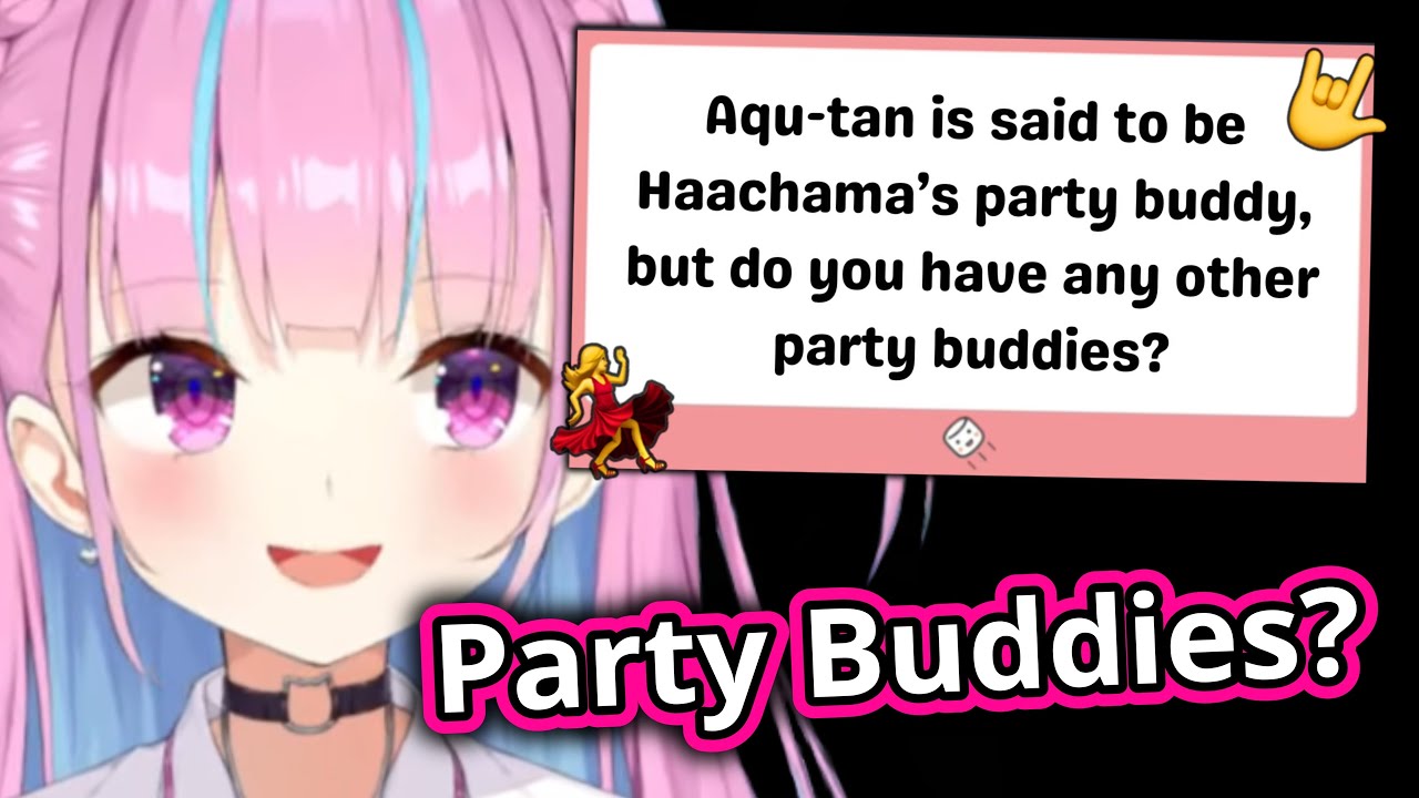Aqua Responds To Accidentally Becoming Haachama's Party Buddy【Hololive ENG Sub】
