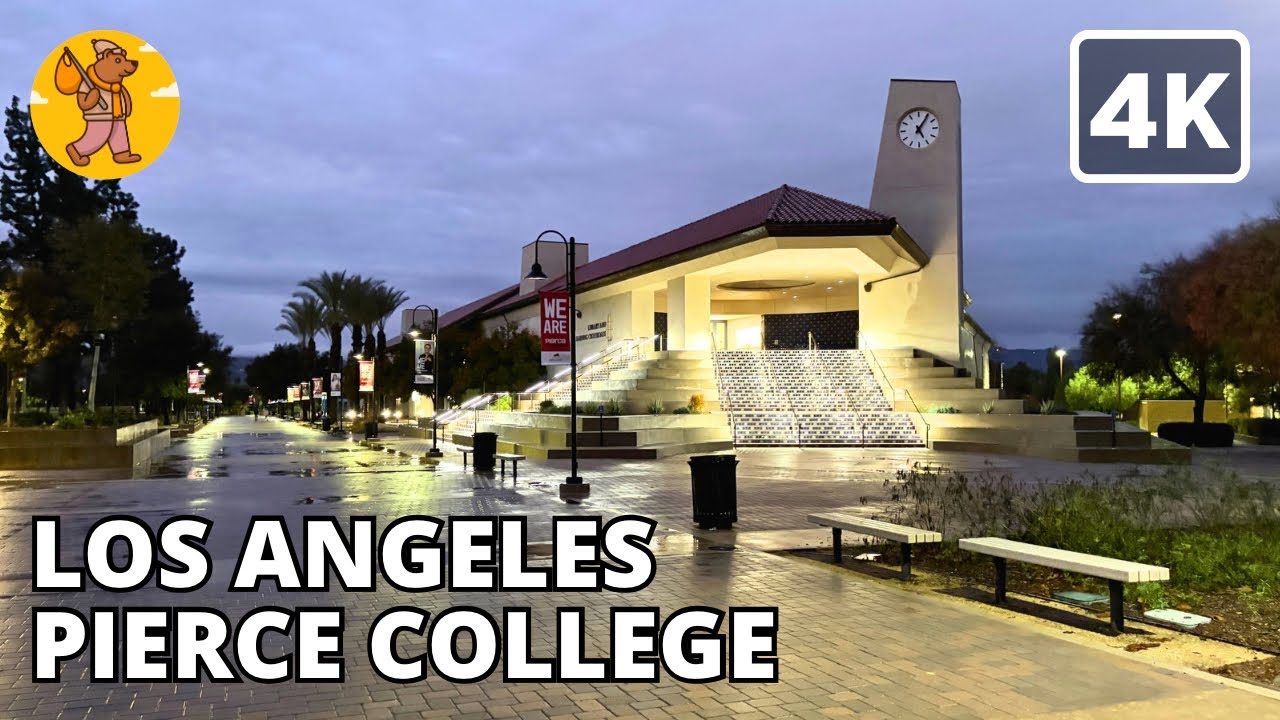Pierce College Campus Tour 2026 | 4K Walking Tour in Los Angeles | 🔊 Real Binaural Sound Experience