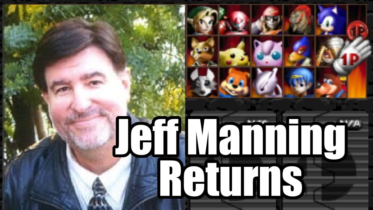 This Mod Brought Back the Original Smash 64 Narrator! Jeff Manning in Smash Remix - Voice Comparison