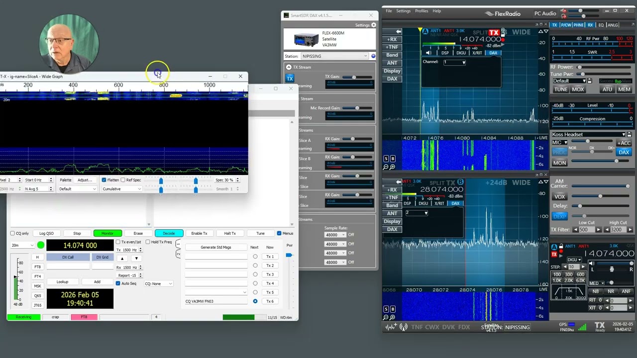 Setting Up WSJT-X with SmartSDR (v4 & Earlier): From One Slice to Multiple Slices