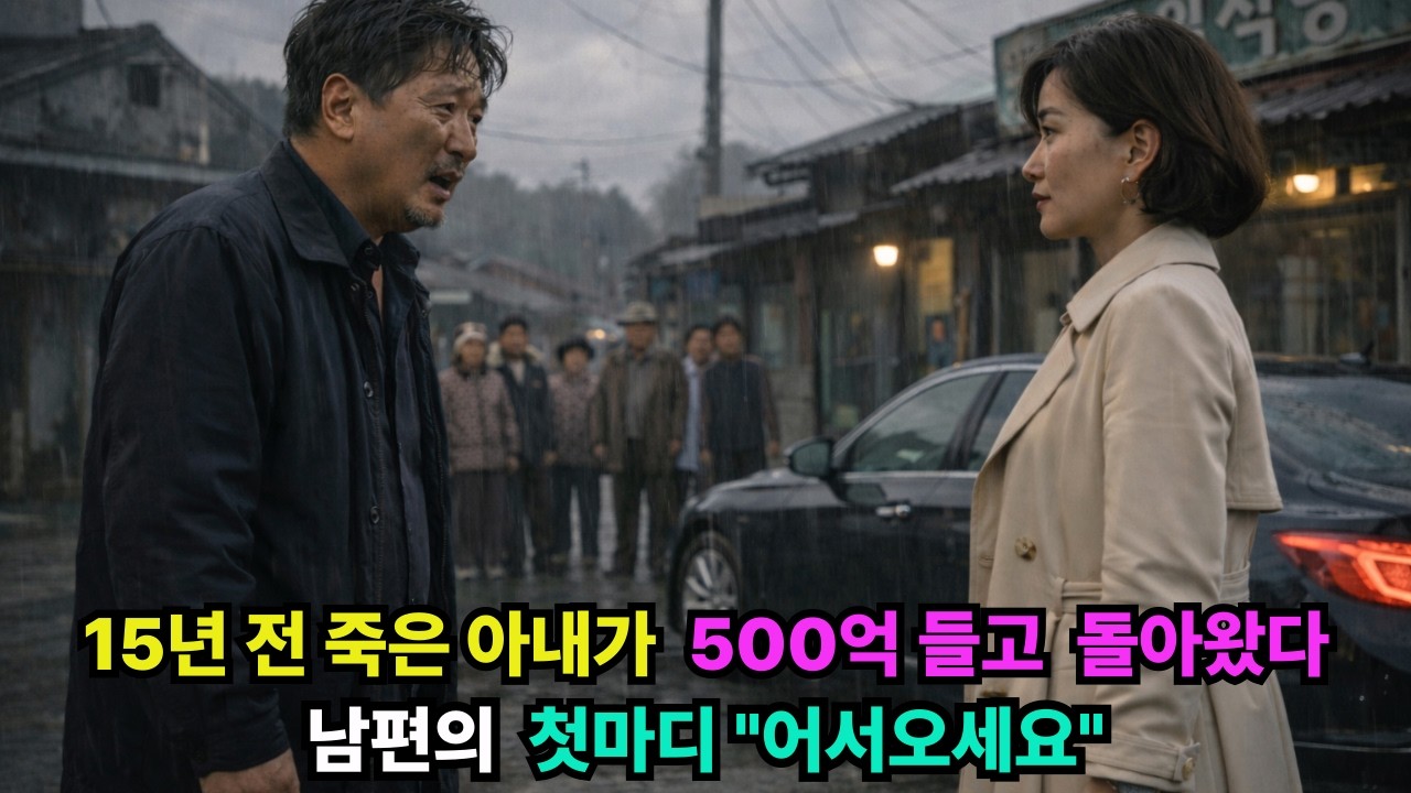 15년 전 죽은 아내가 500억을 들고 돌아오자, 남편의 첫마디는 “어서오세요”였다