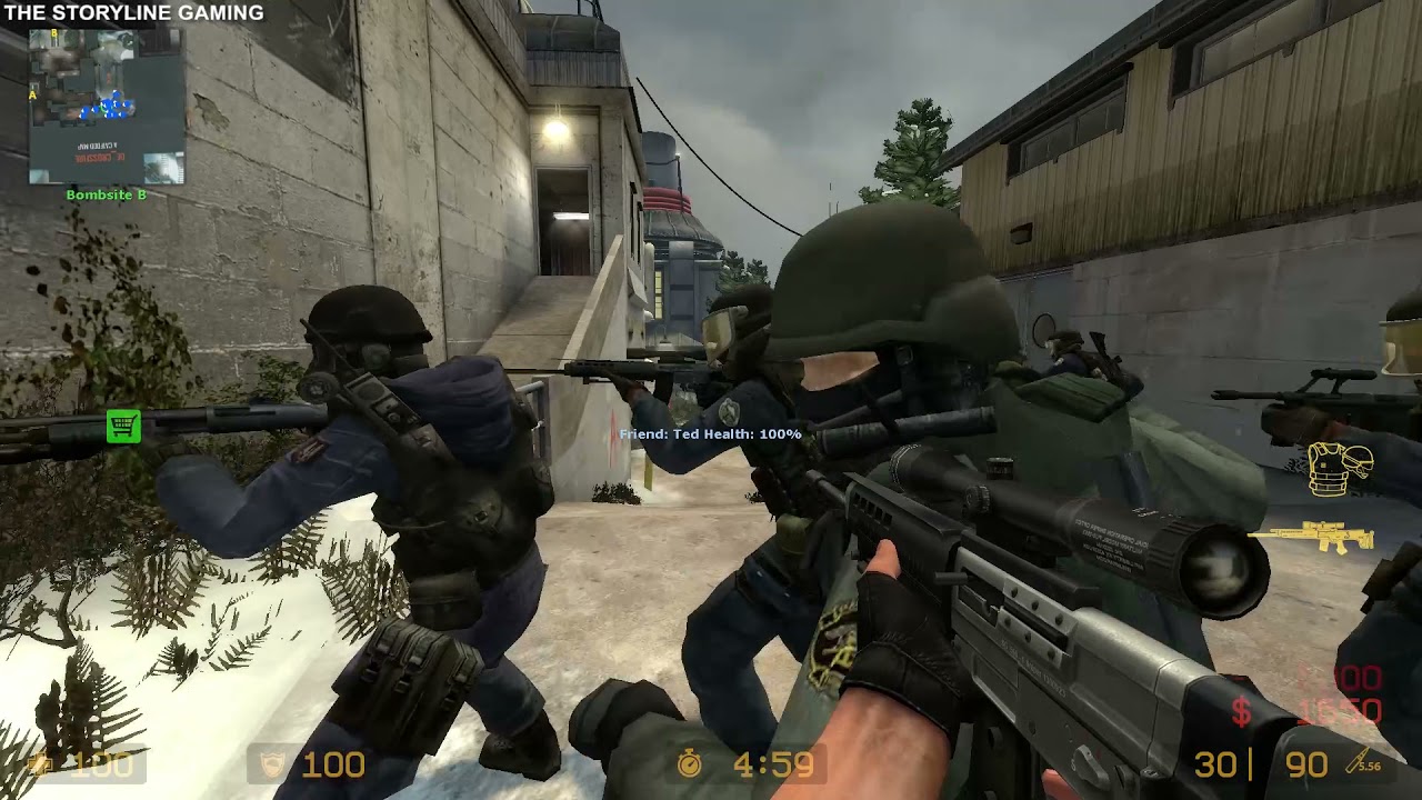 Counter Strike : Source - Crossfire - Gameplay 