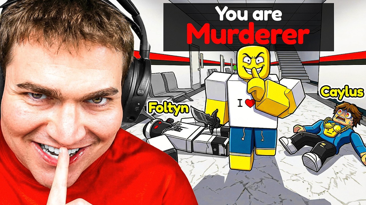 Стейк, Кейлус и Фолтин играют в MM2 на Roblox!