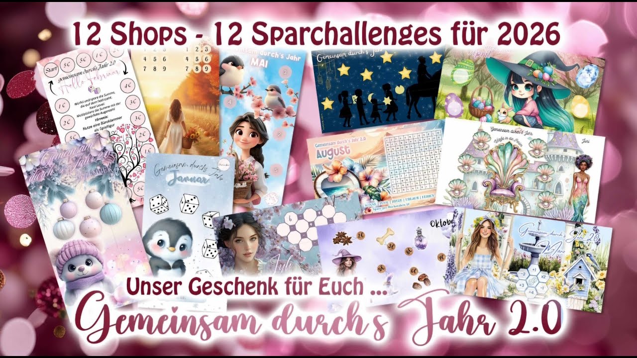 YOUTUBE PROJEKT| Gemeinsam Durchs Jahr  2.0|🛍️Unser Dankeschön für euch 🛍️