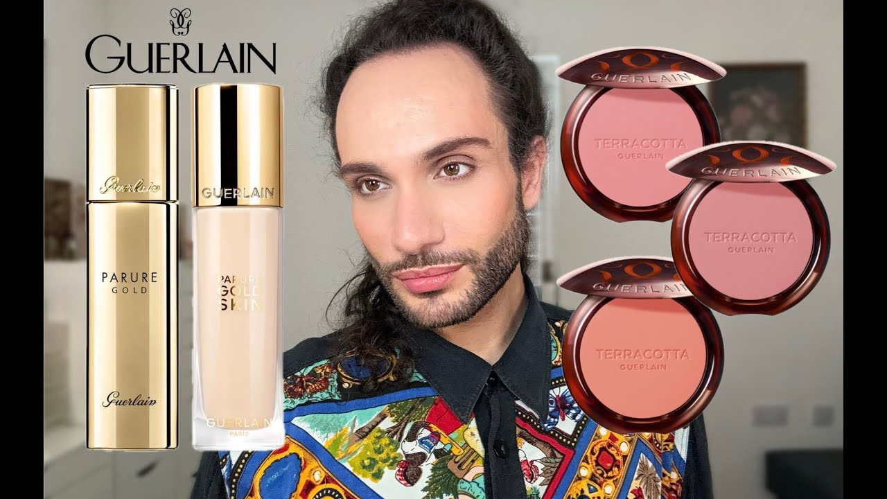 Guerlain Parure Gold Foundation Review || NEW Guerlain Terracotta Blush Review