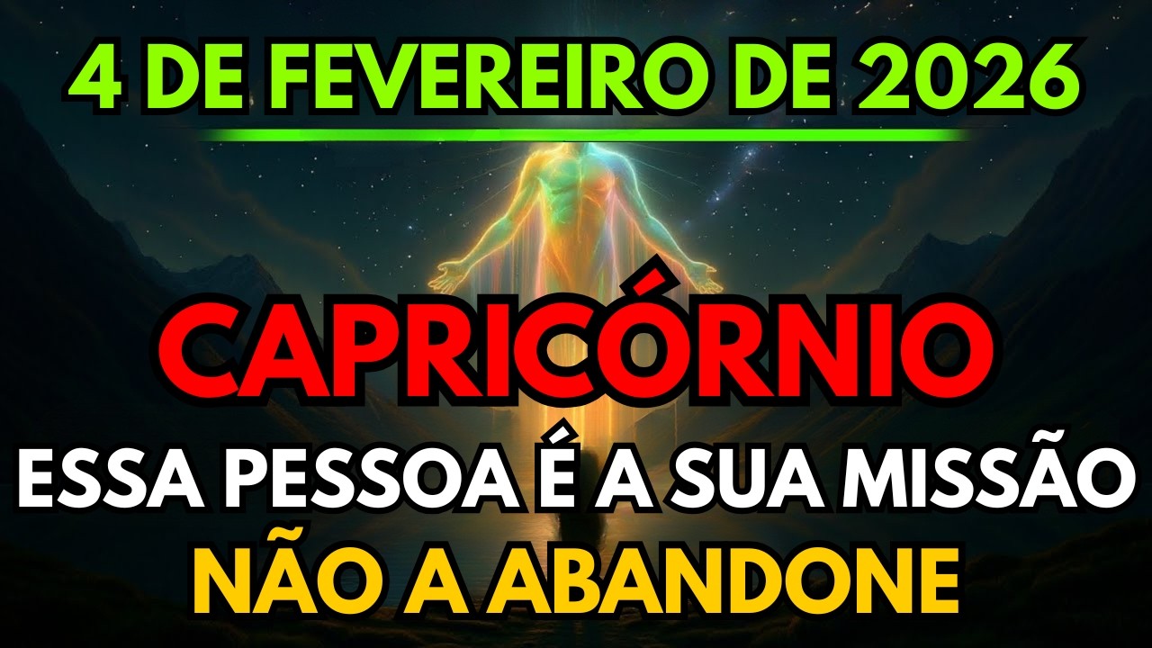 ♑🔥 CAPRICÓRNIO – ESSA PESSOA É A SUA MISSÃO, NÃO A ABANDONE...