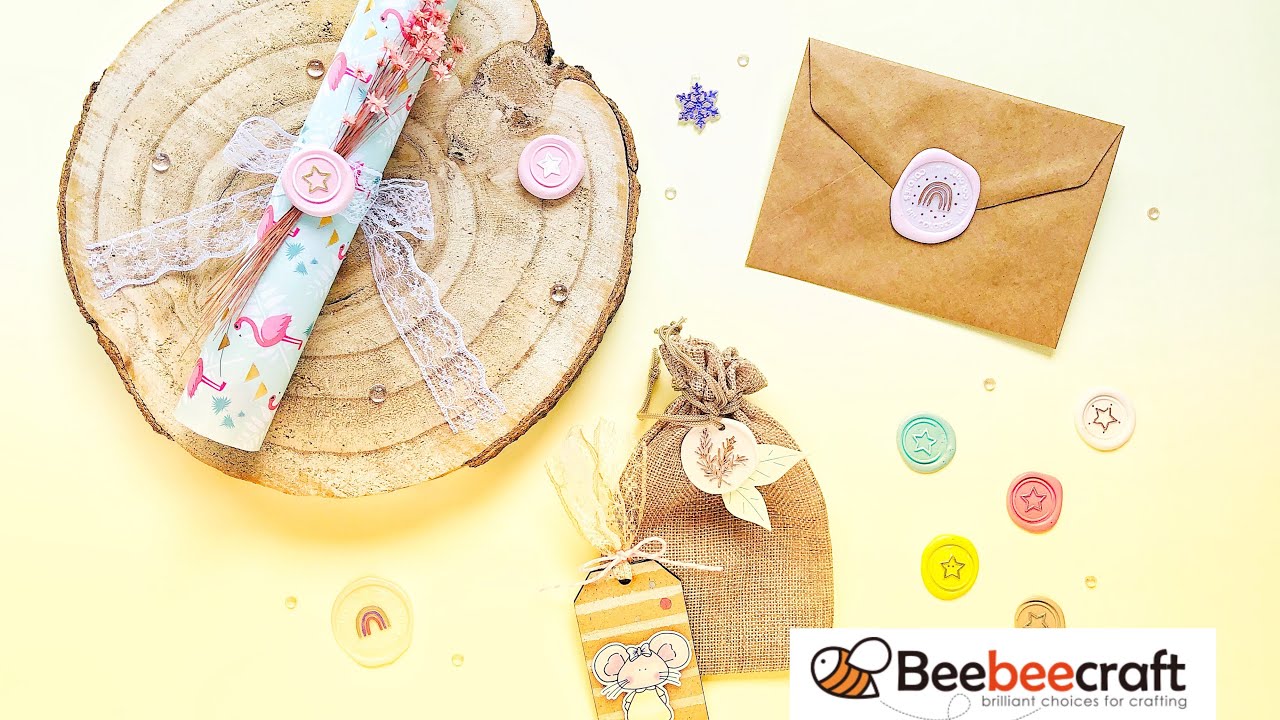DIY COMO HACER DIFERENTES SELLOS DE LACRE Y CREAR DETALLES CUQUIS/Beebeecraft (co)