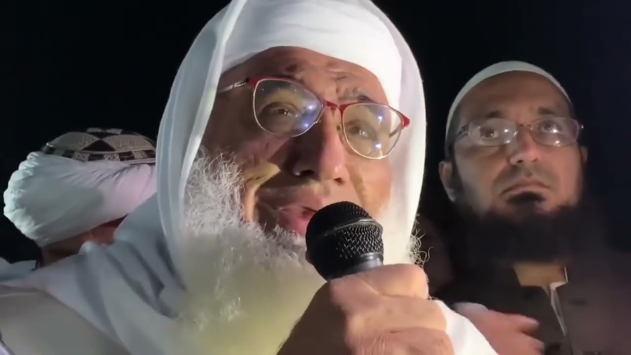 شیخ ادریس صاحب روپڑے مولانا عبدالسلام کی جنازے کے بعد عوام سے خطاب کرتے ہوئے 