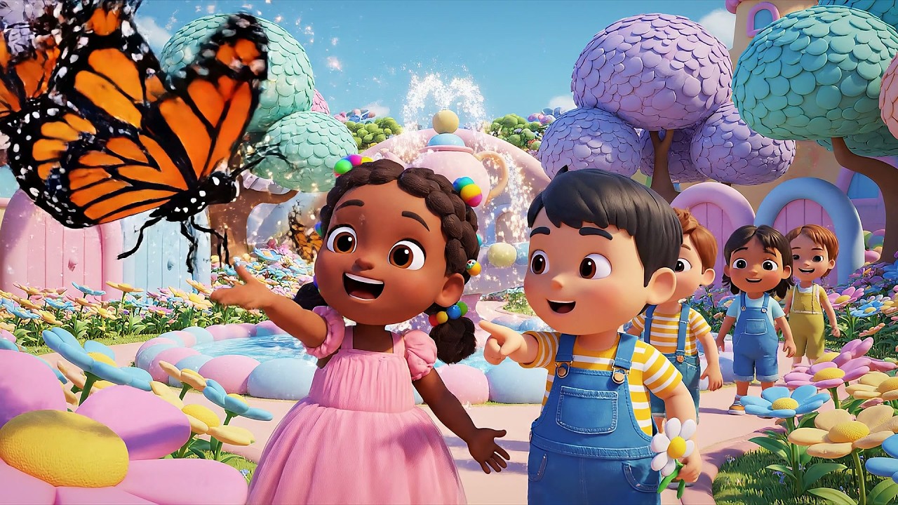 Magical Garden Party Rain Rain Go Away | Enchanted Musical Adventure