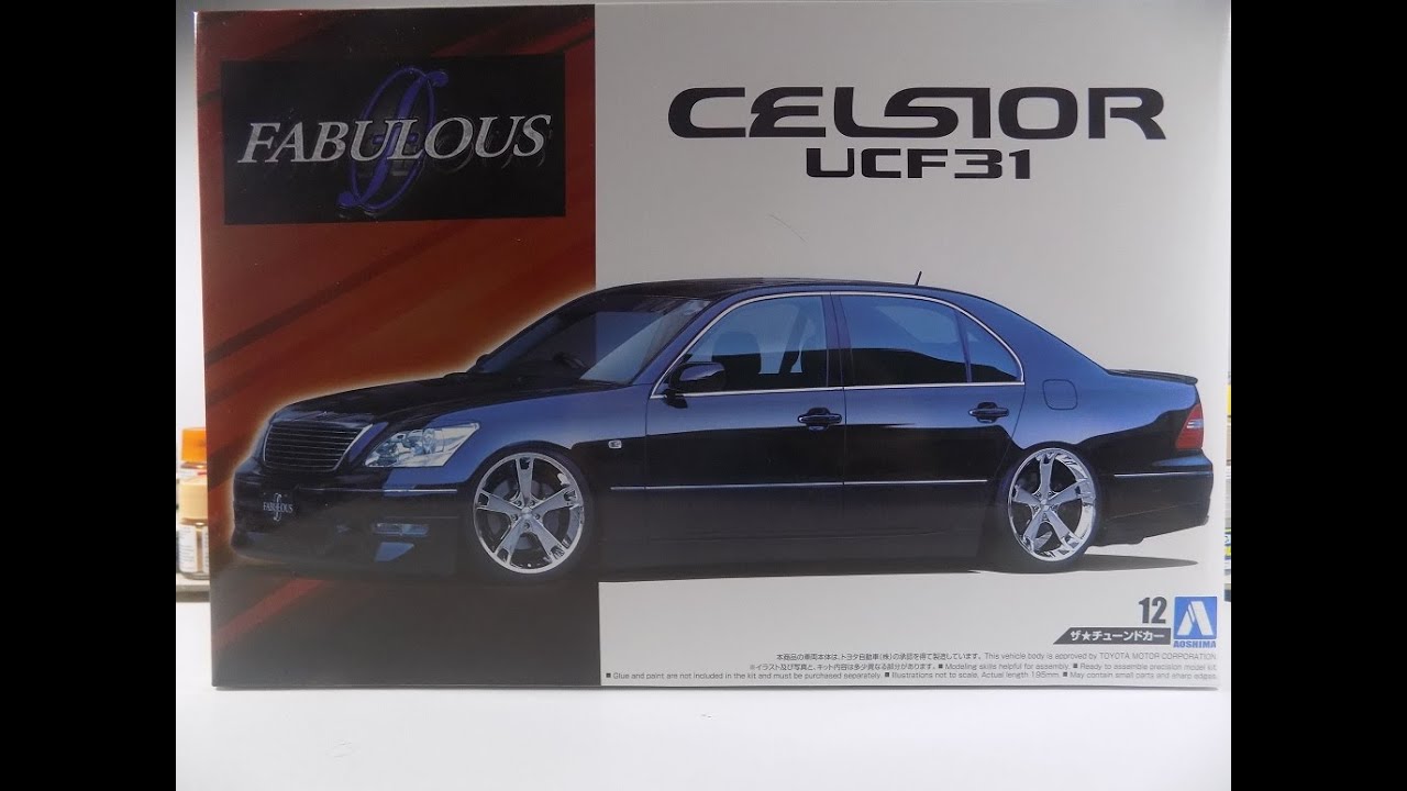 Unboxing Toyota Celsior UCF 31 Fabulous 1/24 Aoshima