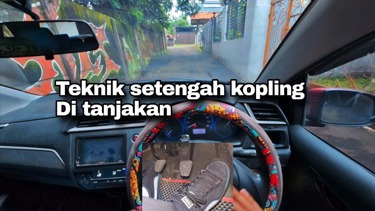 DIJAMIN ANTI MUNDUR ‼️ Tutorial stop and go mobil manual di tanjakan teknik rem tangan