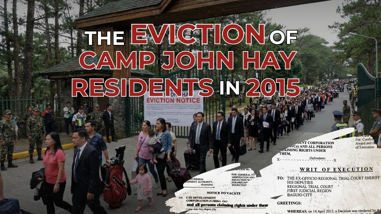 The Eviction of Camp John Hay Residents in 2015