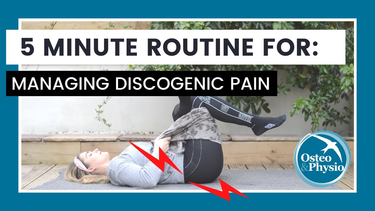 Our full 5 minute guided routine for a DISCOGENIC pain!