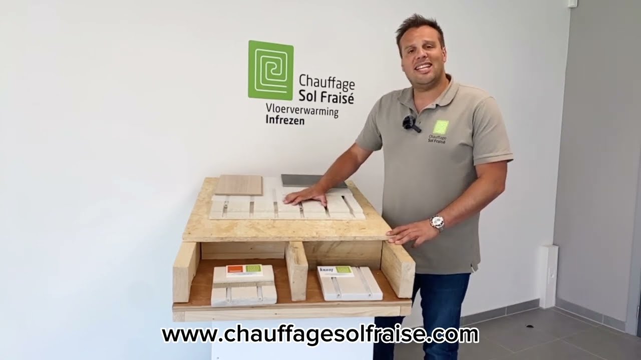 Chauffage sol fraisé sur plancher / structure en bois