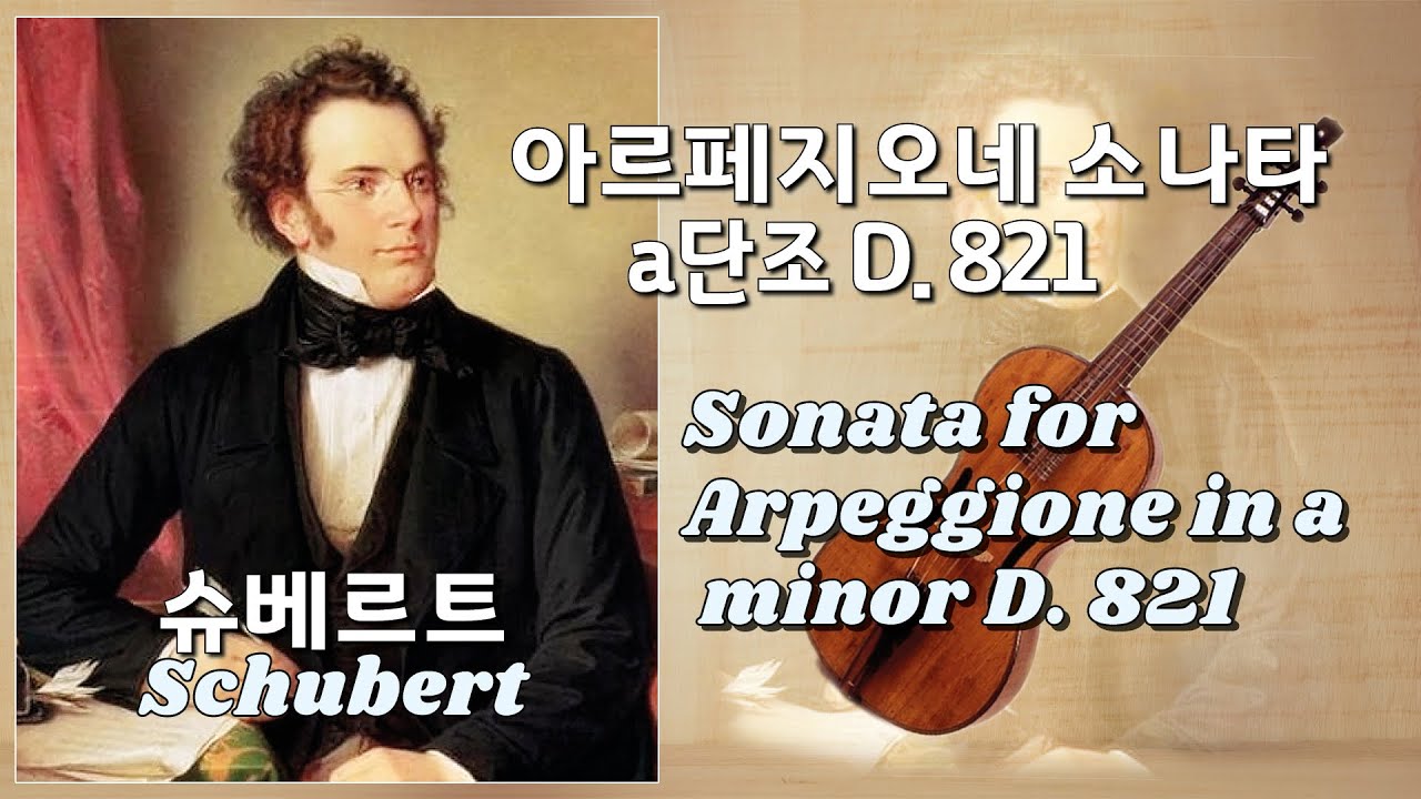 슈베르트(Schubert) - 아르페지오네 소나타 a단조, D.821 ｜Sonata for Arpeggione in a minor D. 821