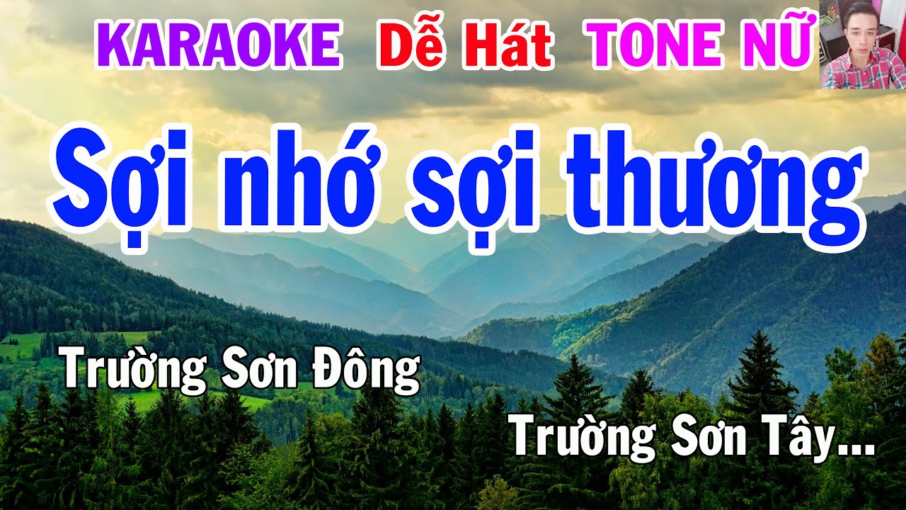 Karaoke Sợi Nhớ Sợi Thương Tone Nữ Nhạc Sống gia huy karaoke