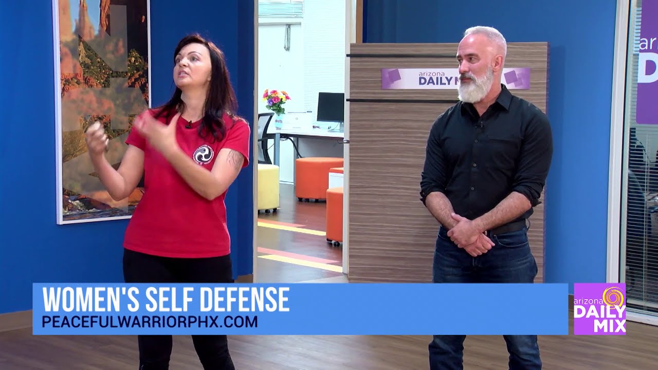 Women's Self Defense on Arizona Daily Mix AZTV7: awareness is key and defense for a grab from behind