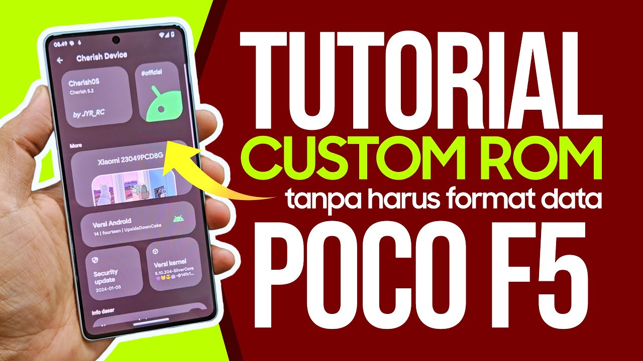 Cara Pasang Custom Rom POCO F5 Tanpa Harus Format Data - DFE POCO F5