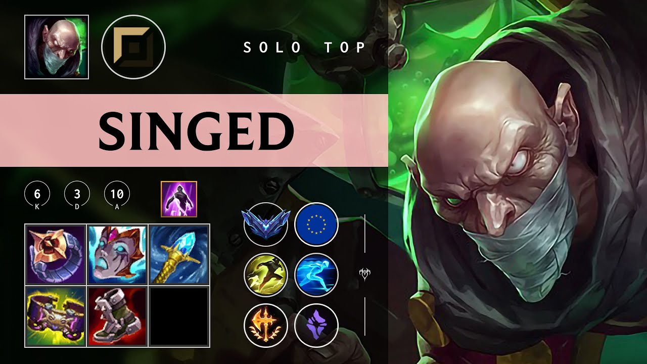 Singed Top vs Kled - EUW Diamond Patch 26.01