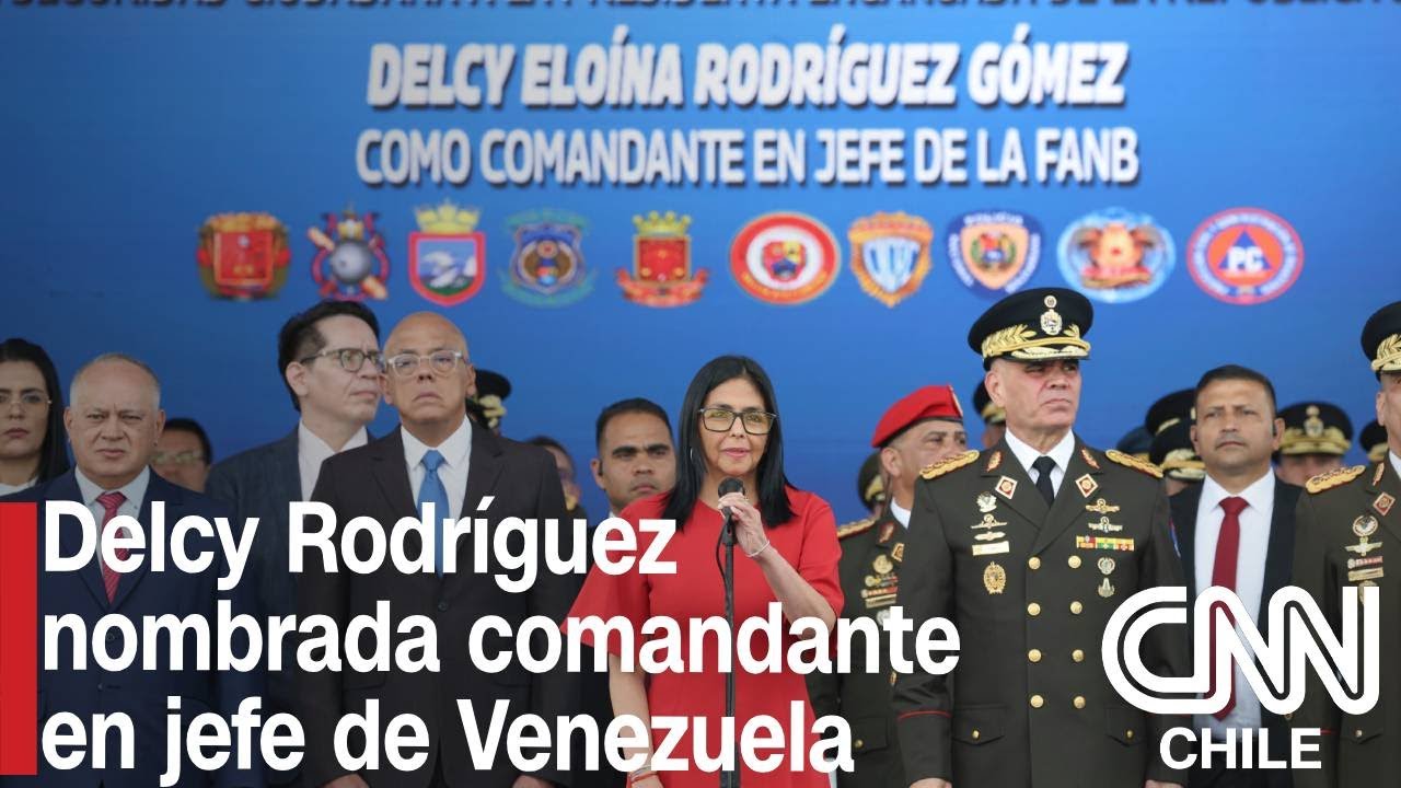 Delcy Rodríguez fue nombrada comandante en jefe de Venezuela
