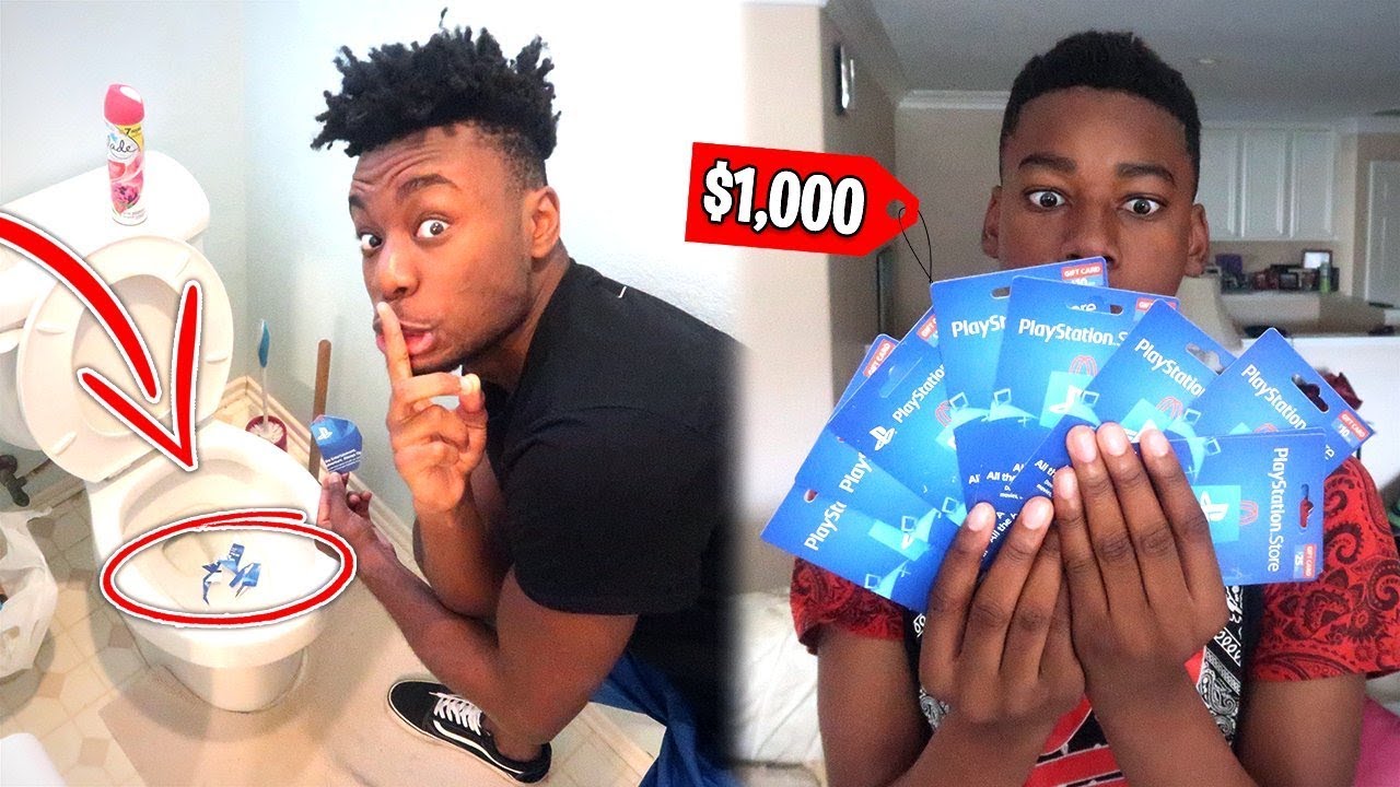 FLUSHING Angry Kid's Vbucks Down the Toilet & Surprising HIM WITH A BUNCH! *GONE WRONG*