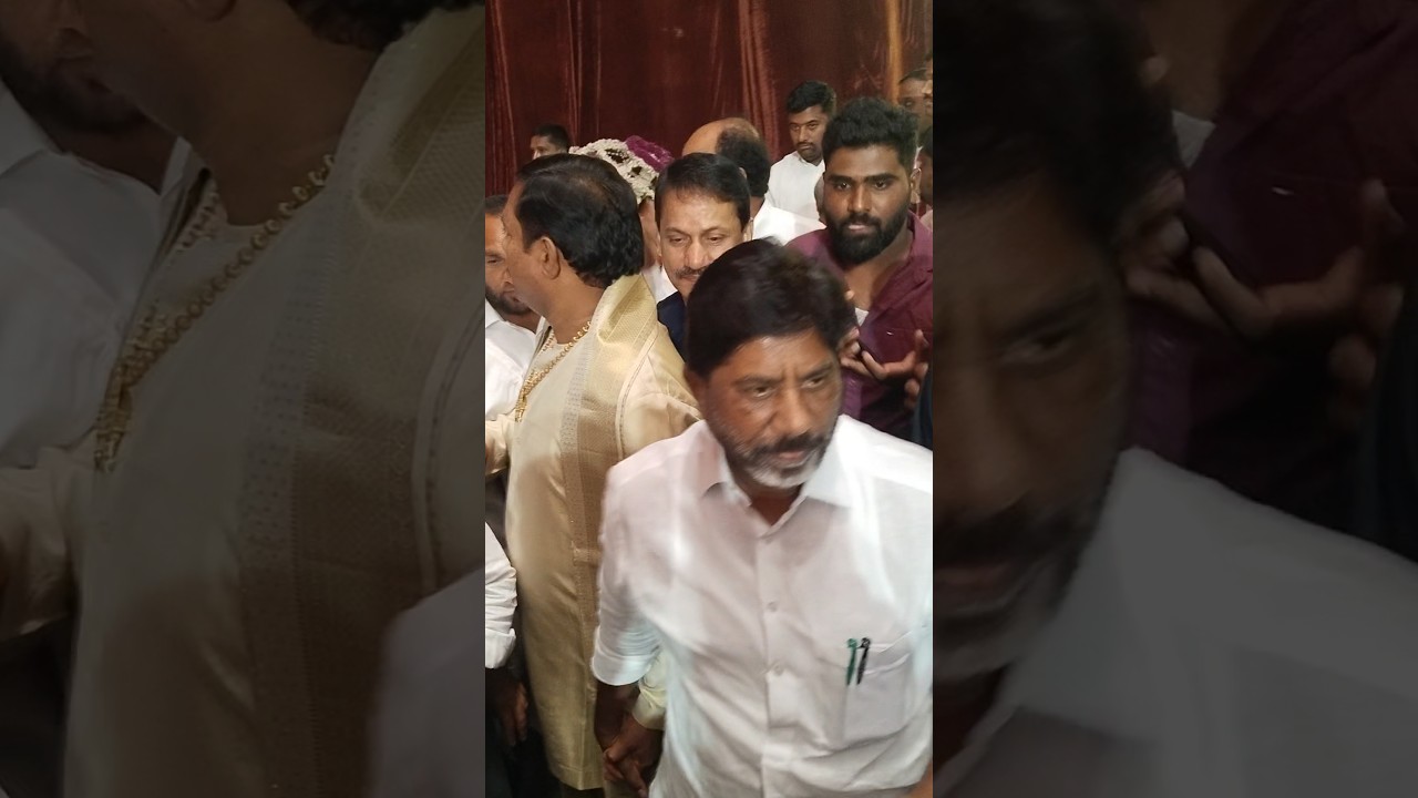 Telangana Deputy CM Bhatti Vikramarka Spotted at Wedding