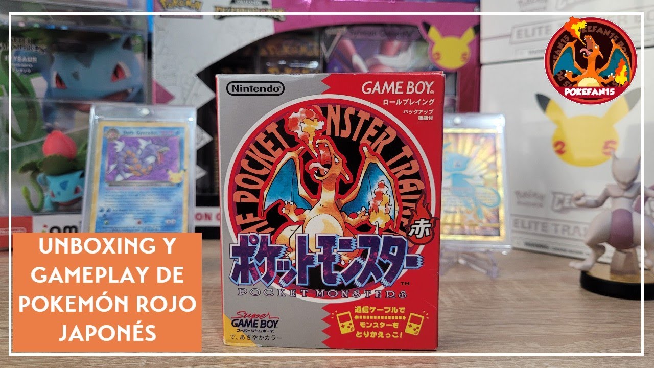 Unboxing y Gameplay de Pokémon ROJO /RED de Gameboy Japonés