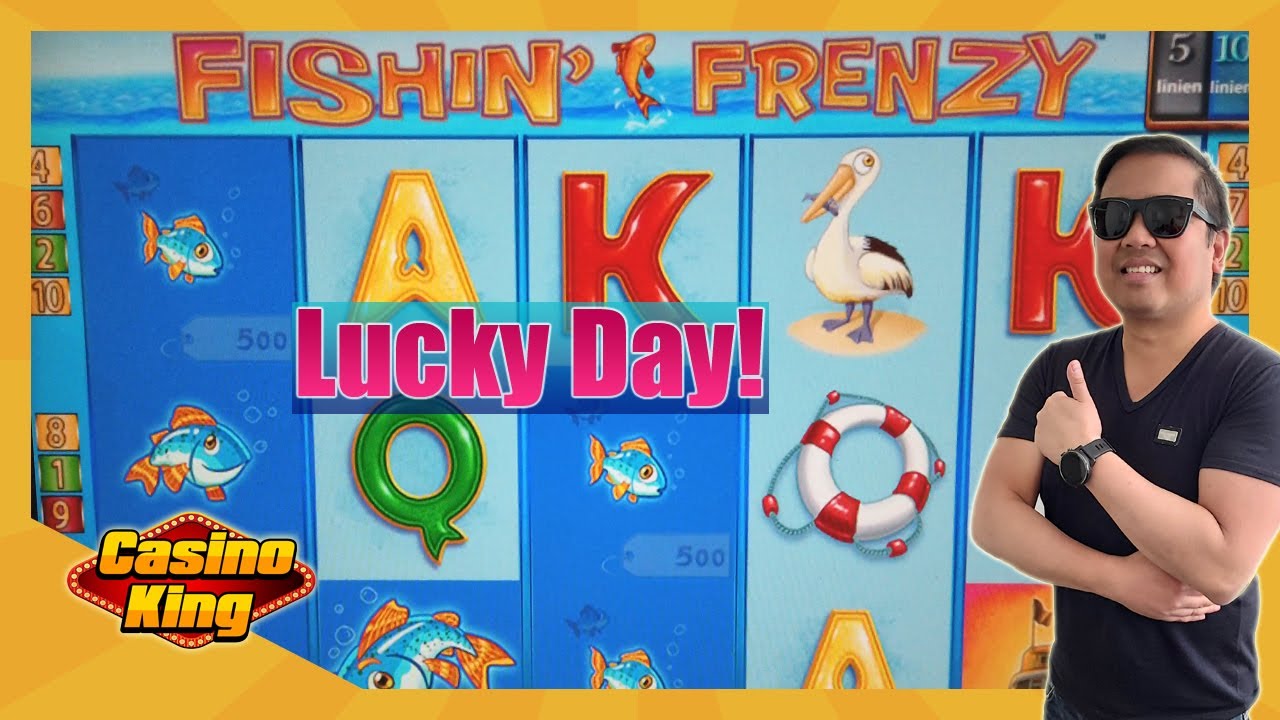 Lucky on Fishin' Frenzy & 4 other Slots games! [Day 20 - Slots Challenge 4]