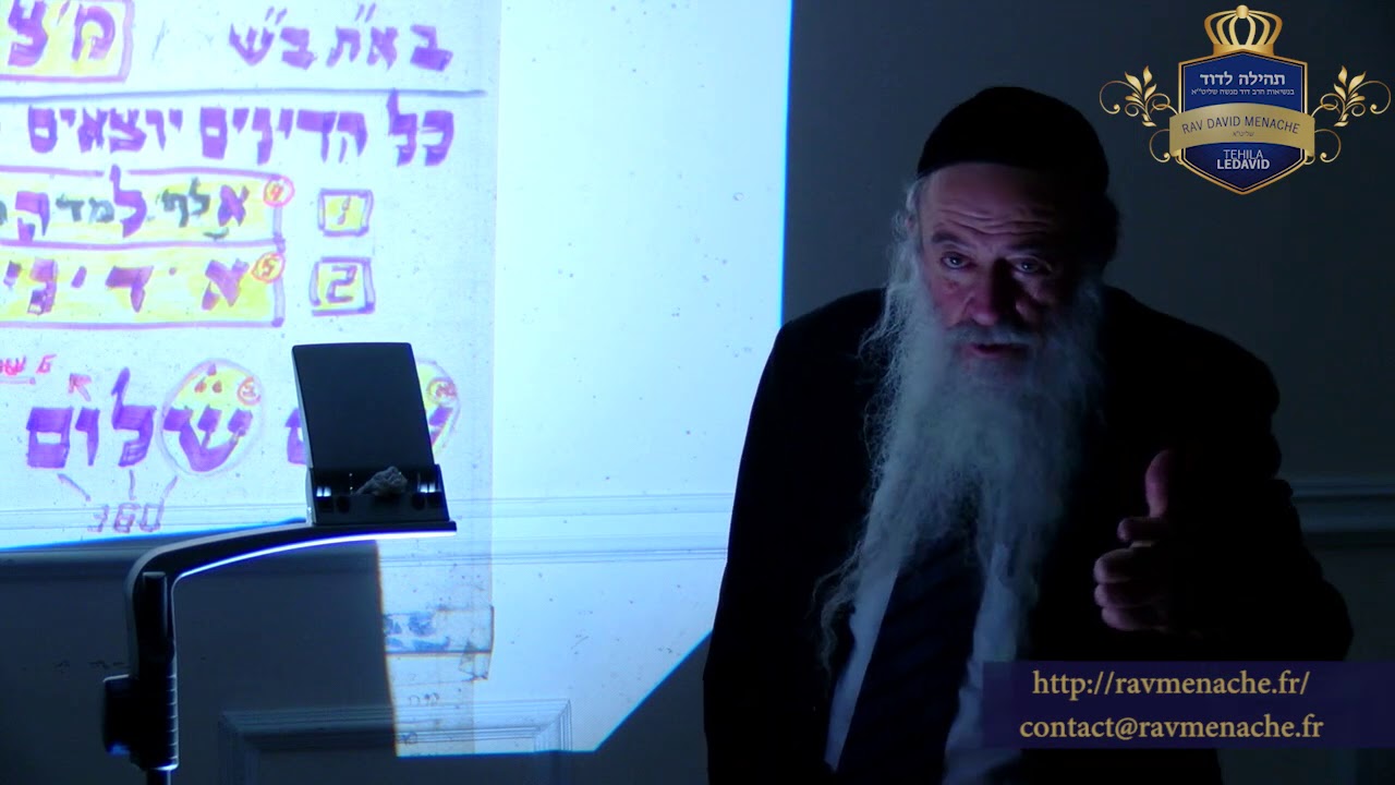 Rav David Menache - Différences de l'étude entre le Pchat & le Sod