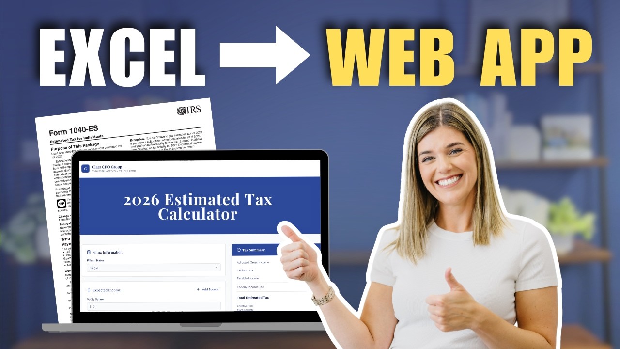 Stop Guessing Your Estimated Taxes &mdash; The 2026 Web App Calculator is Here