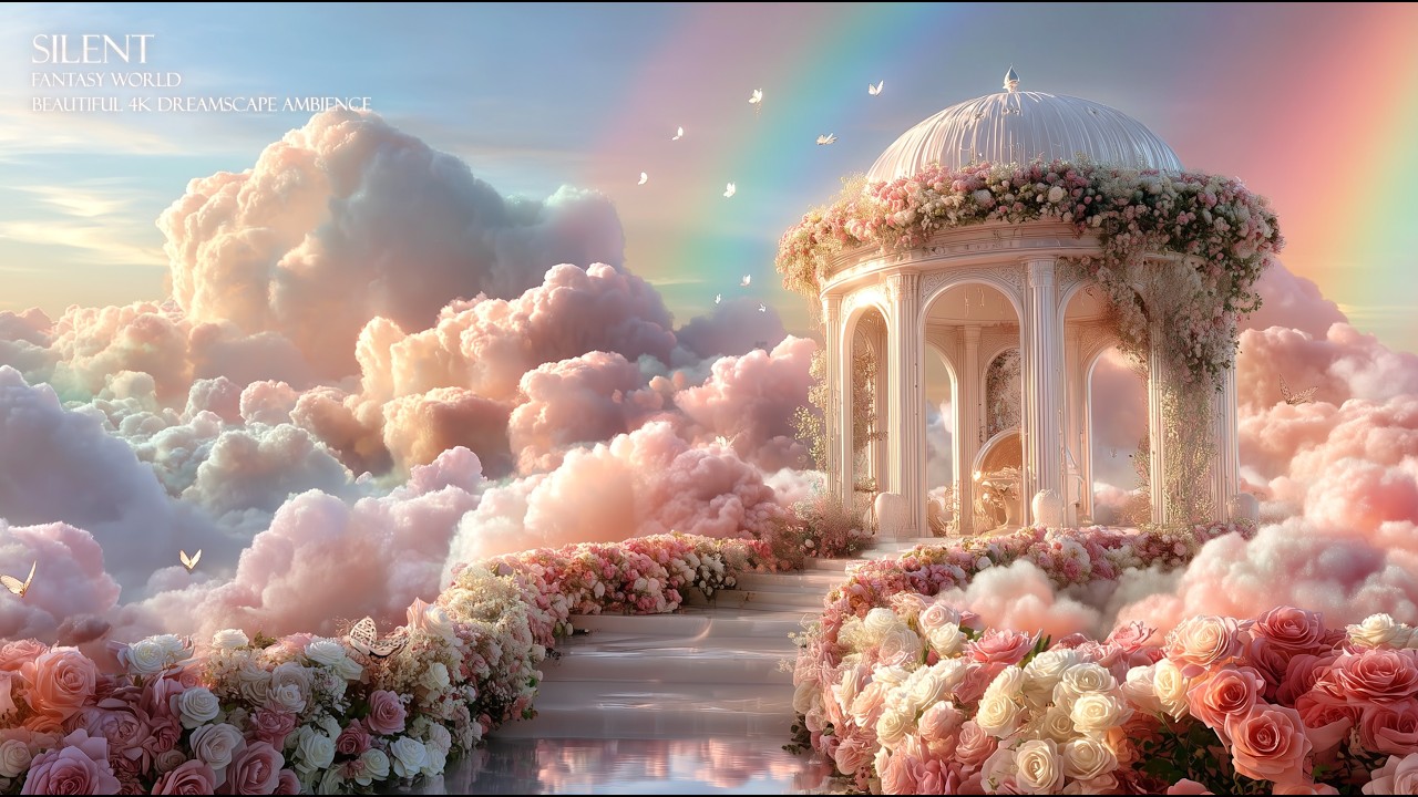 1 Hour in a Silent Fantasy World | Beautiful 4K Dreamscape Ambience