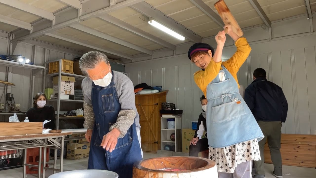 迎春準備：お餅つき編