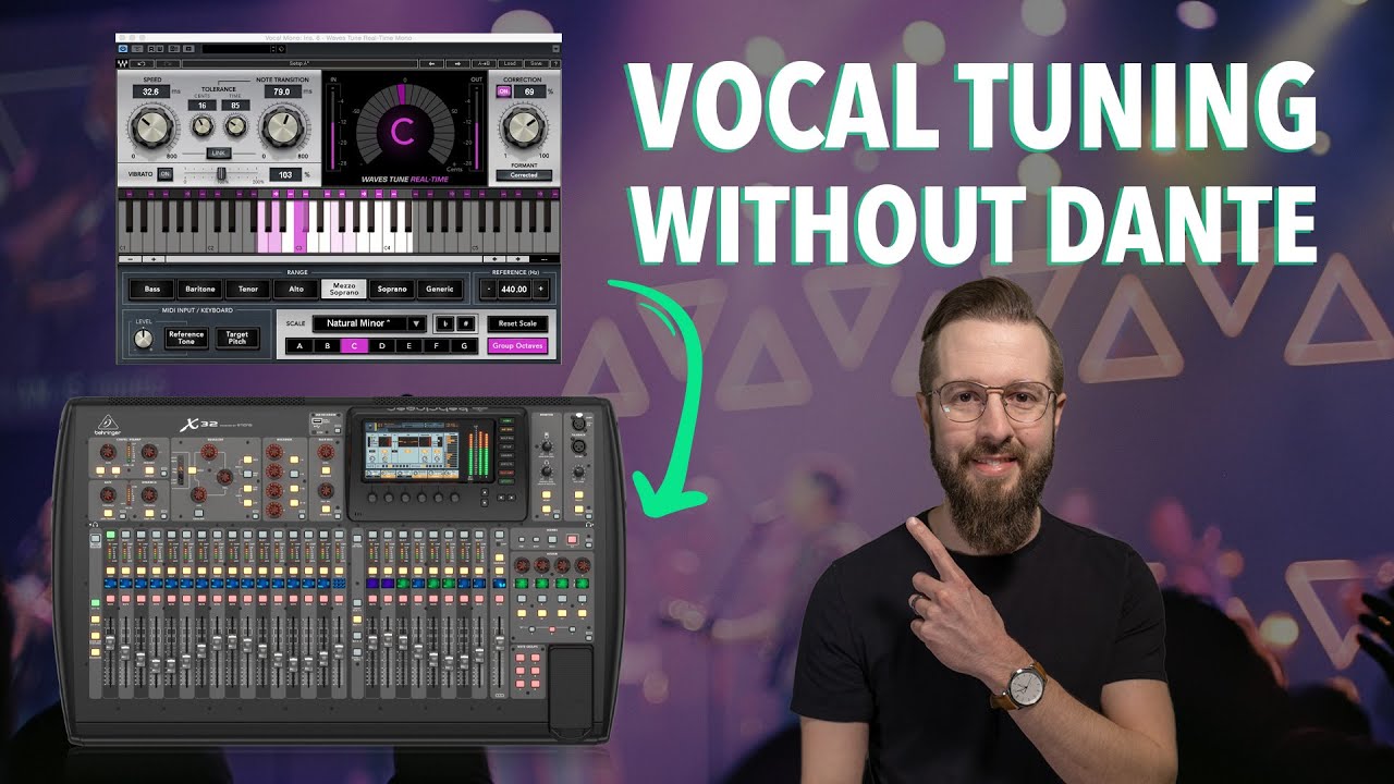 Как настроить вокальную настройку без Dante | Behringer X32