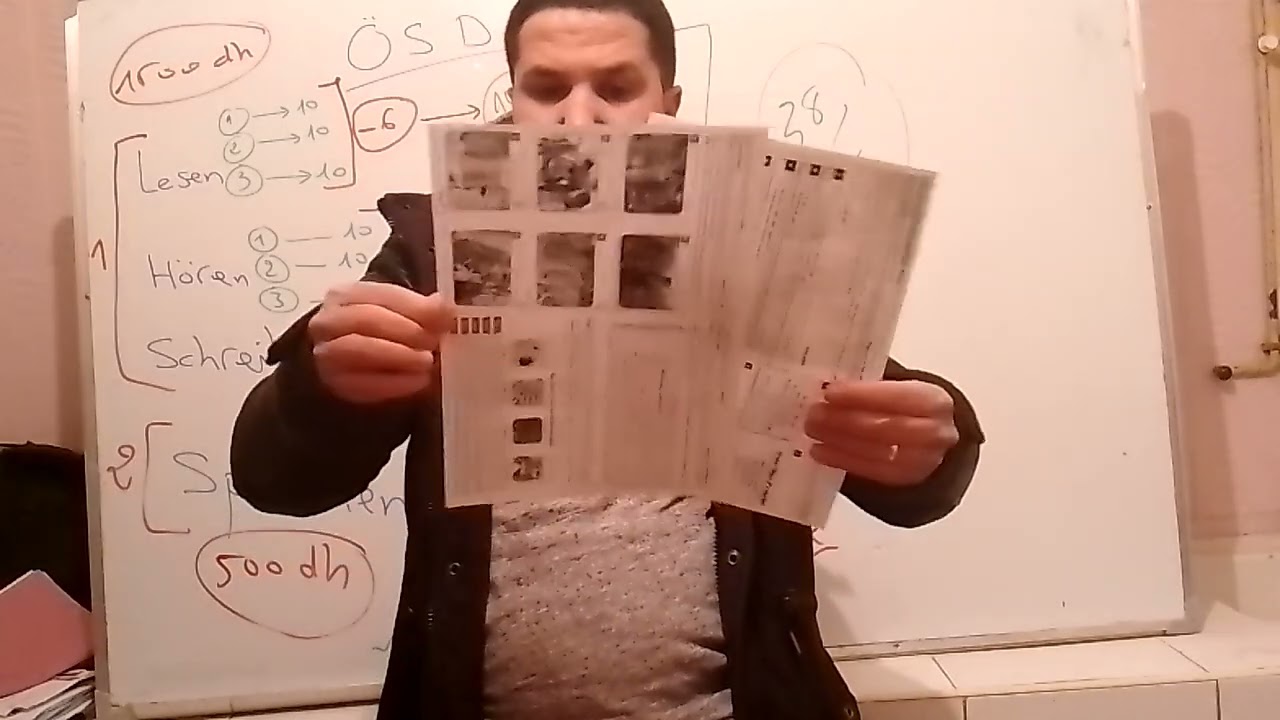 Komplette Deutschprüfung A1 (schriftlich und mündlich) إمتحان A1 ÖSD شامل من الأول للأخير