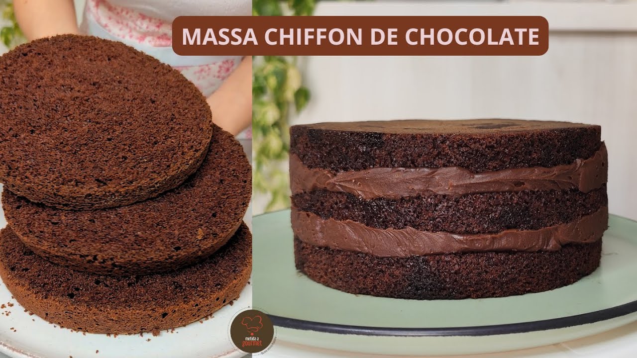 Massa de Chocolate PERFEITA para Bolo Recheado | fofinha e estruturada!