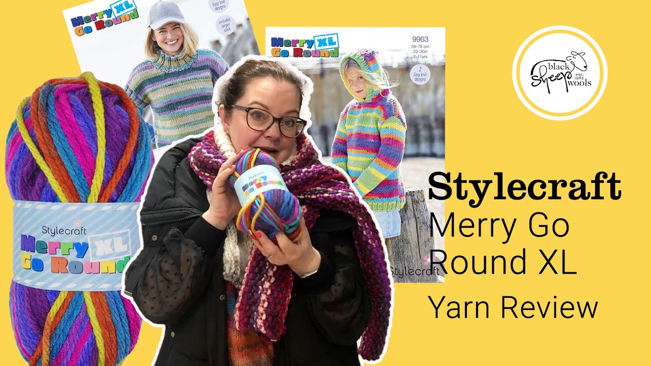 Stylecraft Merry Go Round XL Yarn Review - Super Chunky Yarn