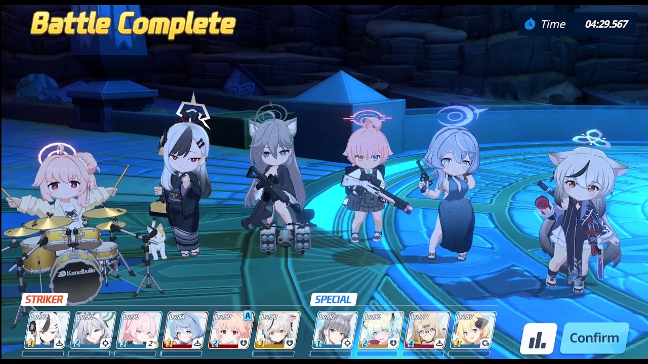 [Blue Archive] Fury of Set (Blue) Floor 106 Clear + Band Natsu