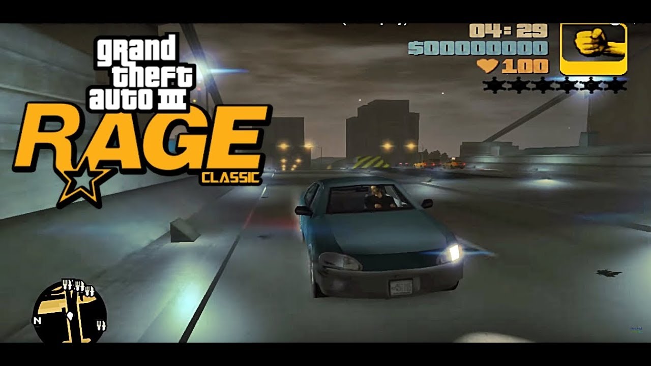 Grand Theft Auto 4: GTA III RAGE Classic - Flew into town (Gameplay)