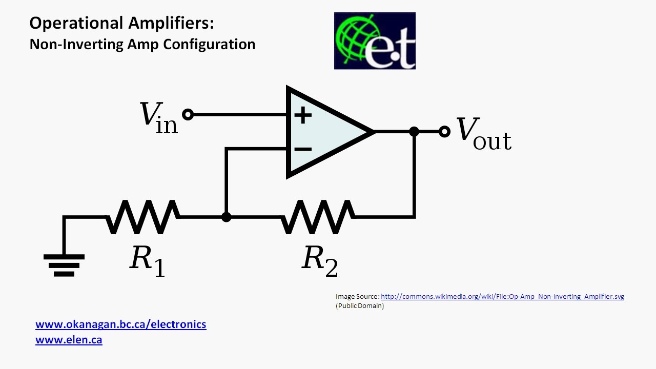 Operational Amplifiers - Non-Inverting Configuration