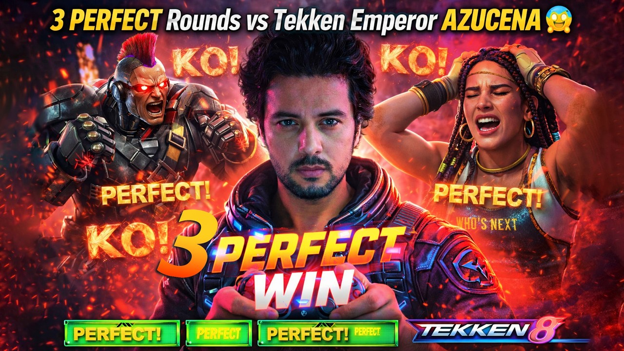3 PERFECT Rounds vs Tekken Emperor Azucena 😱 | Jack-8 DOMINATION | Tekken 8