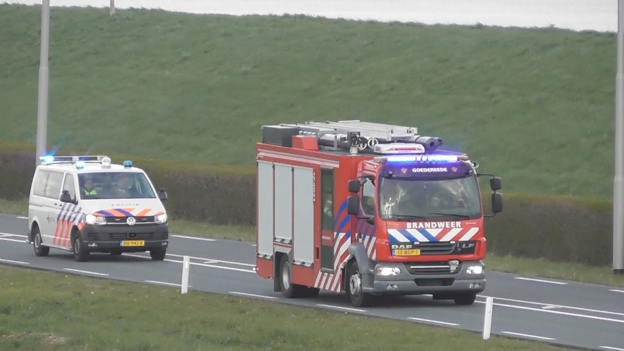 Massale hulpdiensten inzet bij dodelijk ongeval op N57 bij Ouddorp